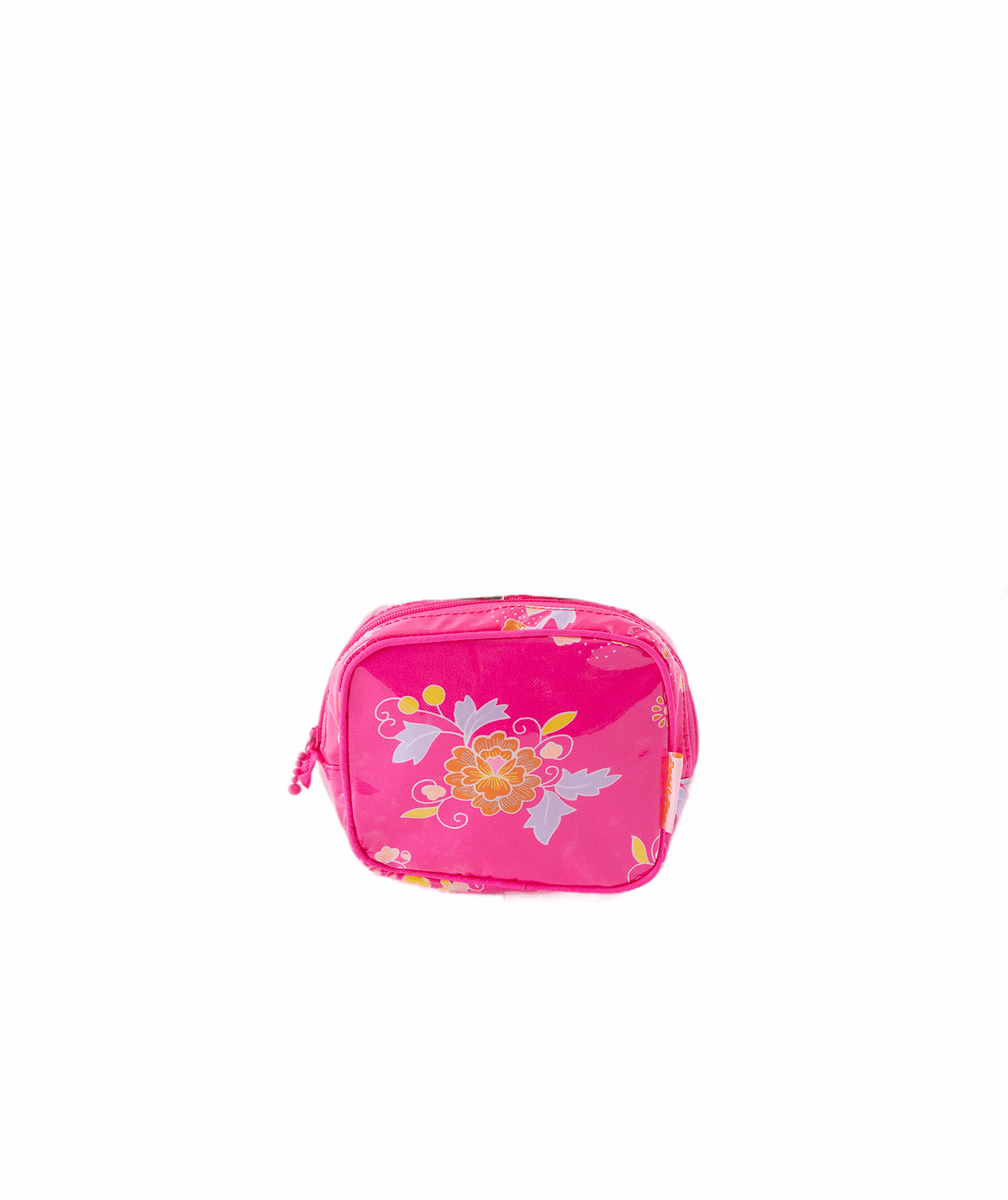 Small pink Polska bobos pencil case