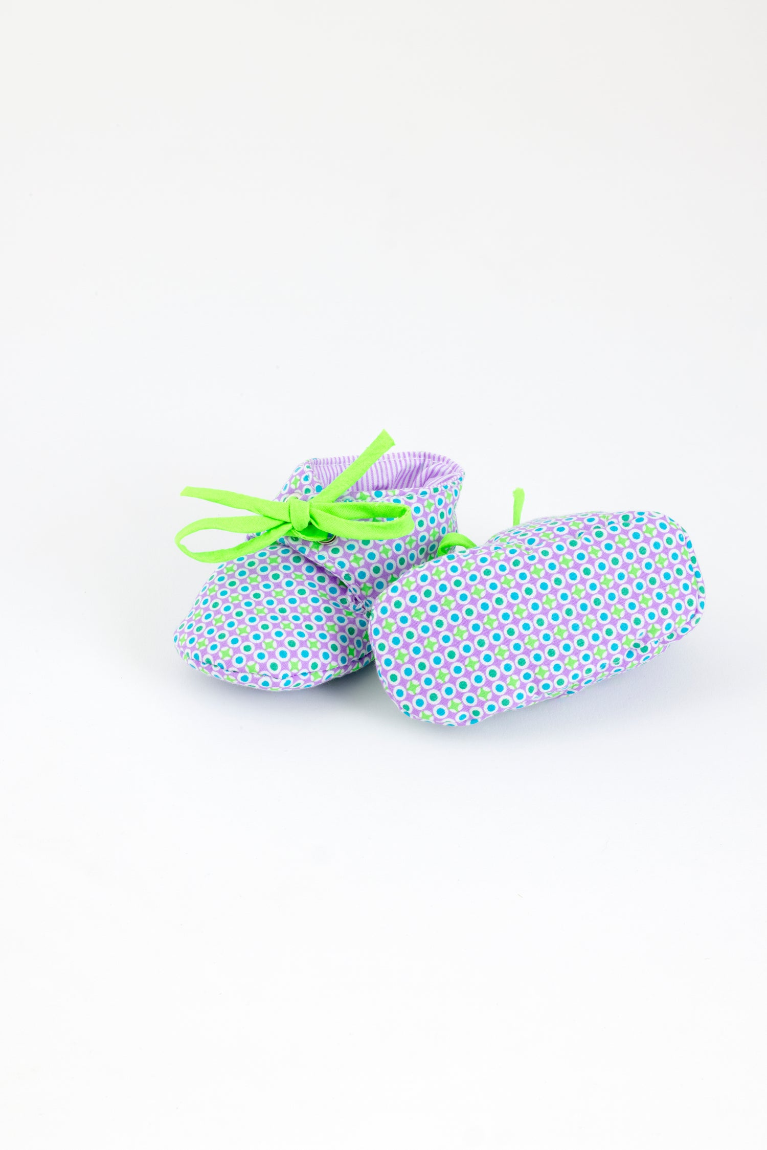 Chaussons bébé Django lilas