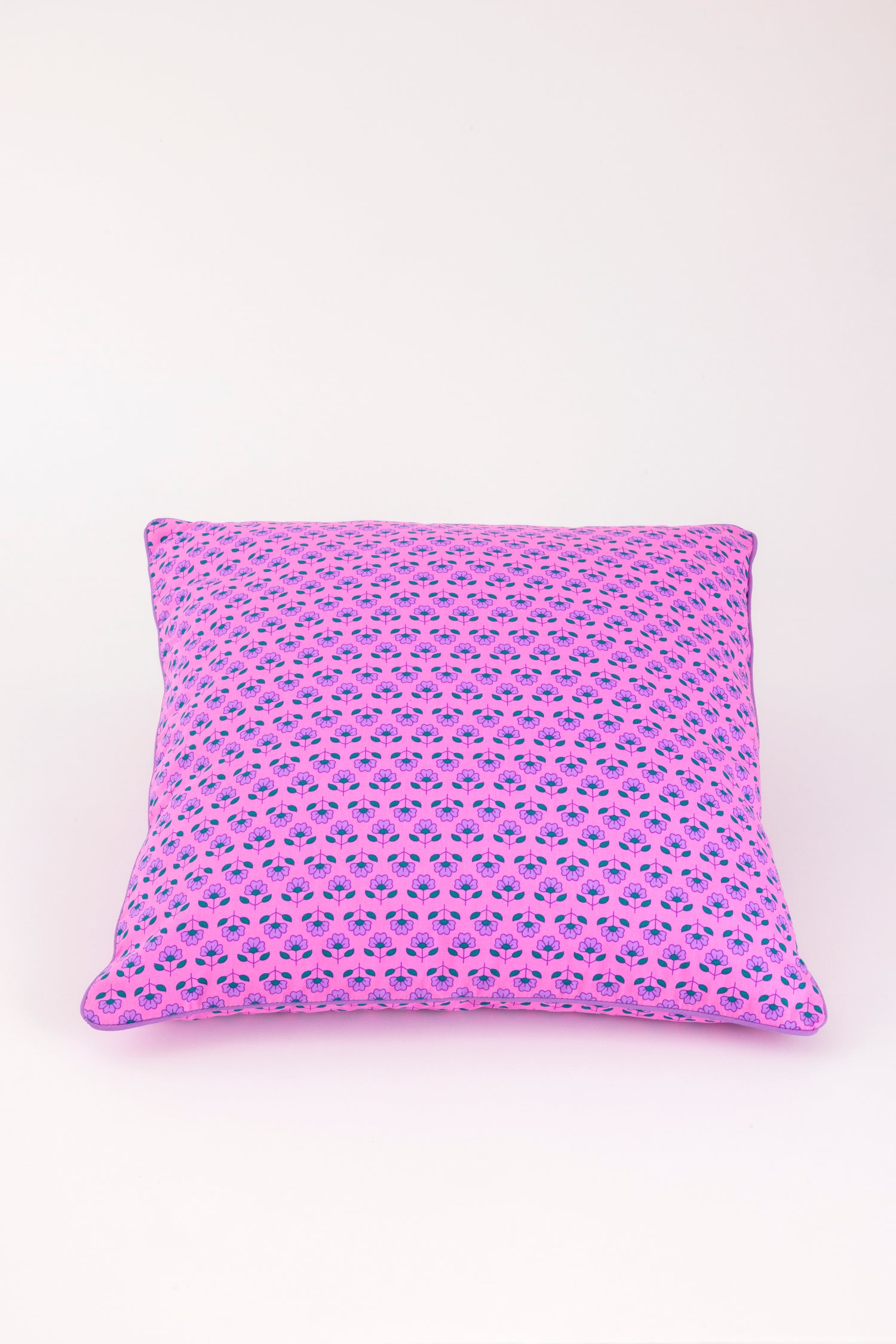 Coussin bouton Alisha rose