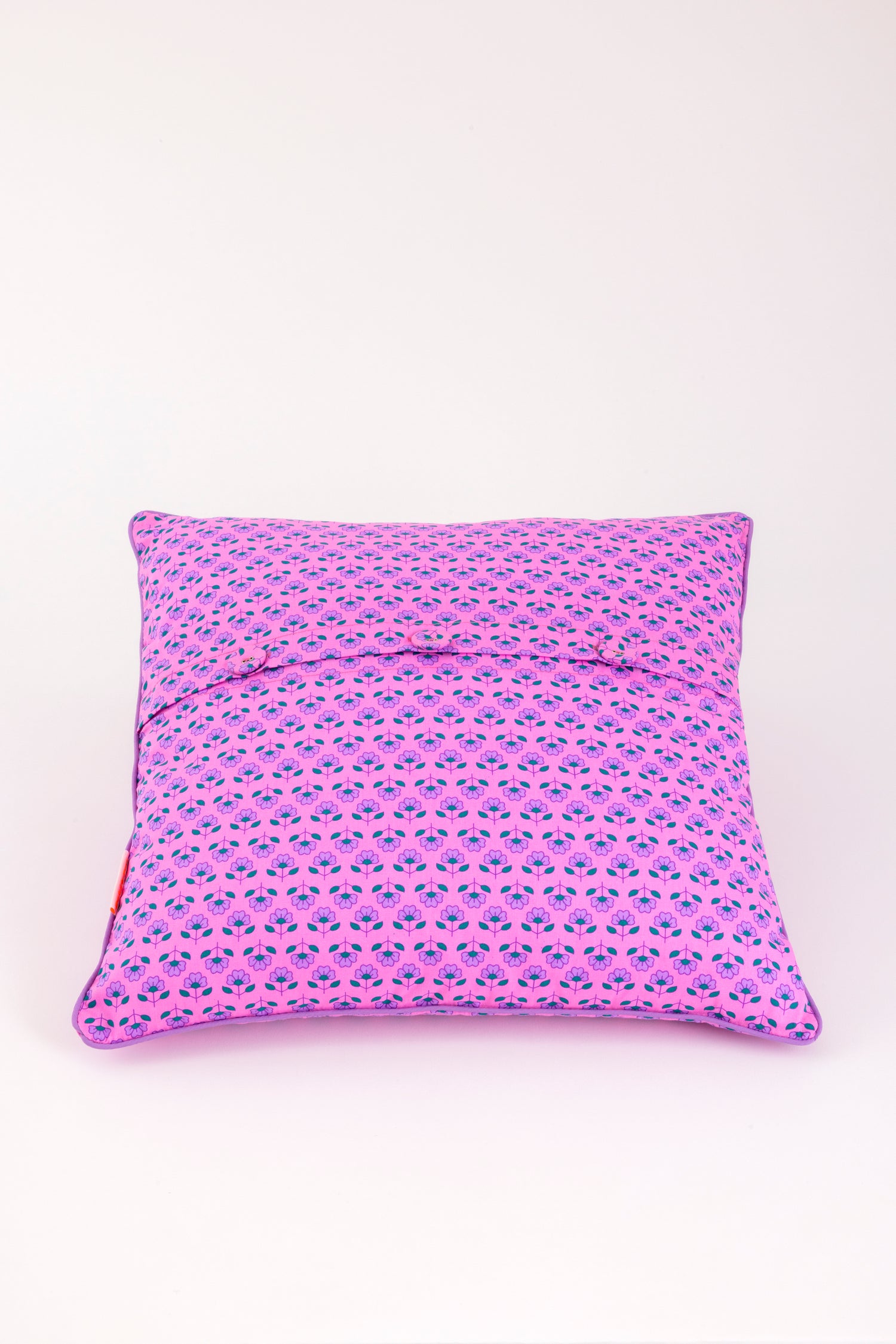 Coussin bouton Alisha rose