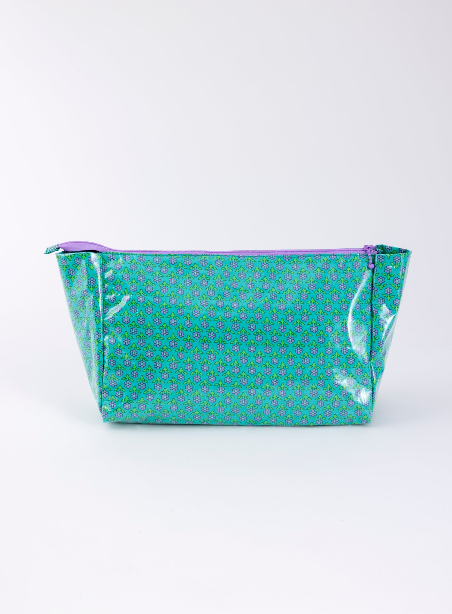 Large green Vanina toiletry bag