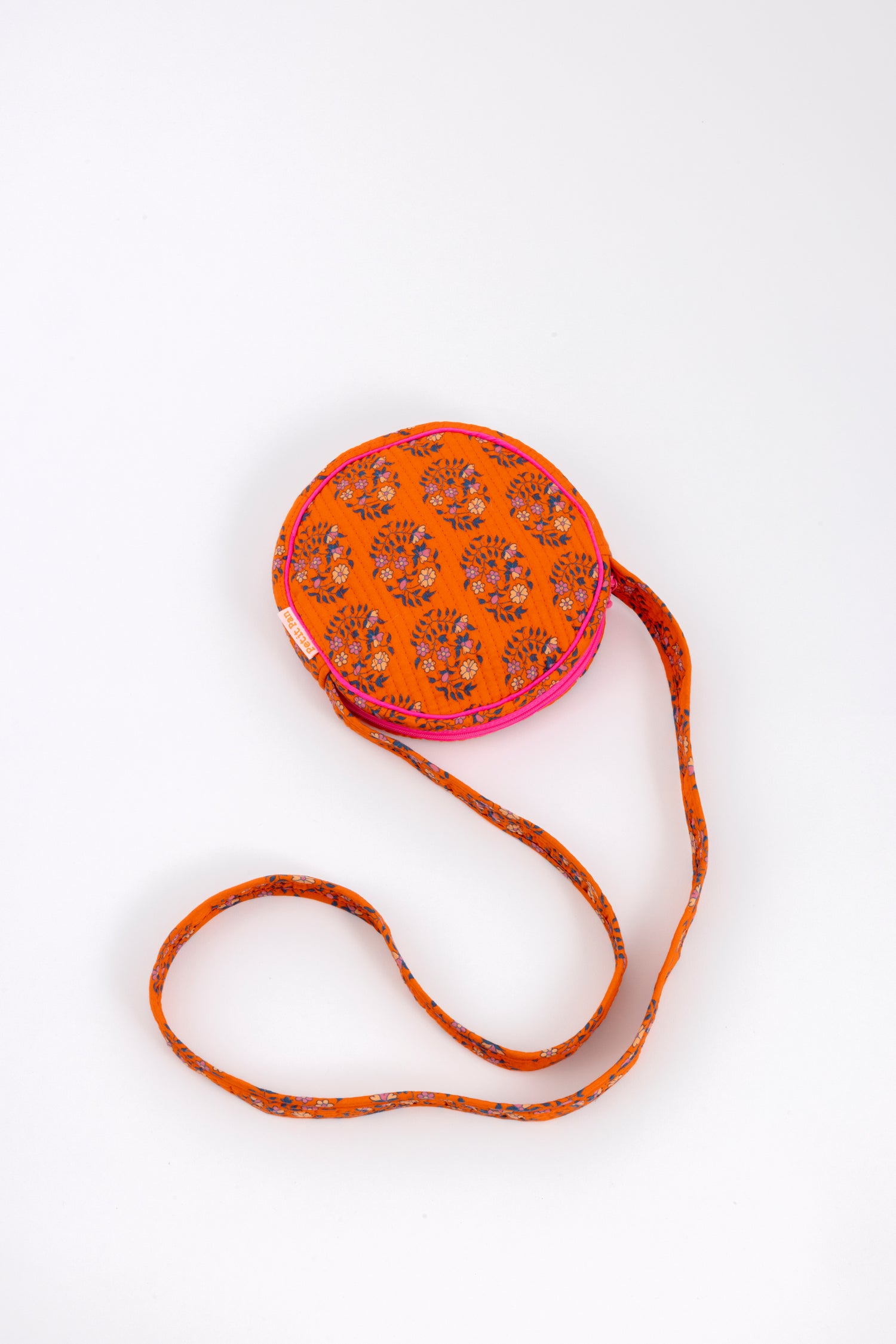 Orange Shalin round bag