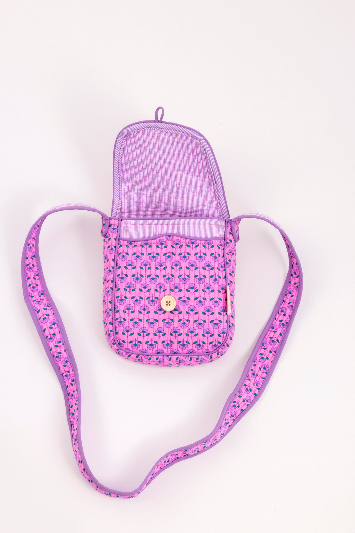 Pink Alisha quilted bag