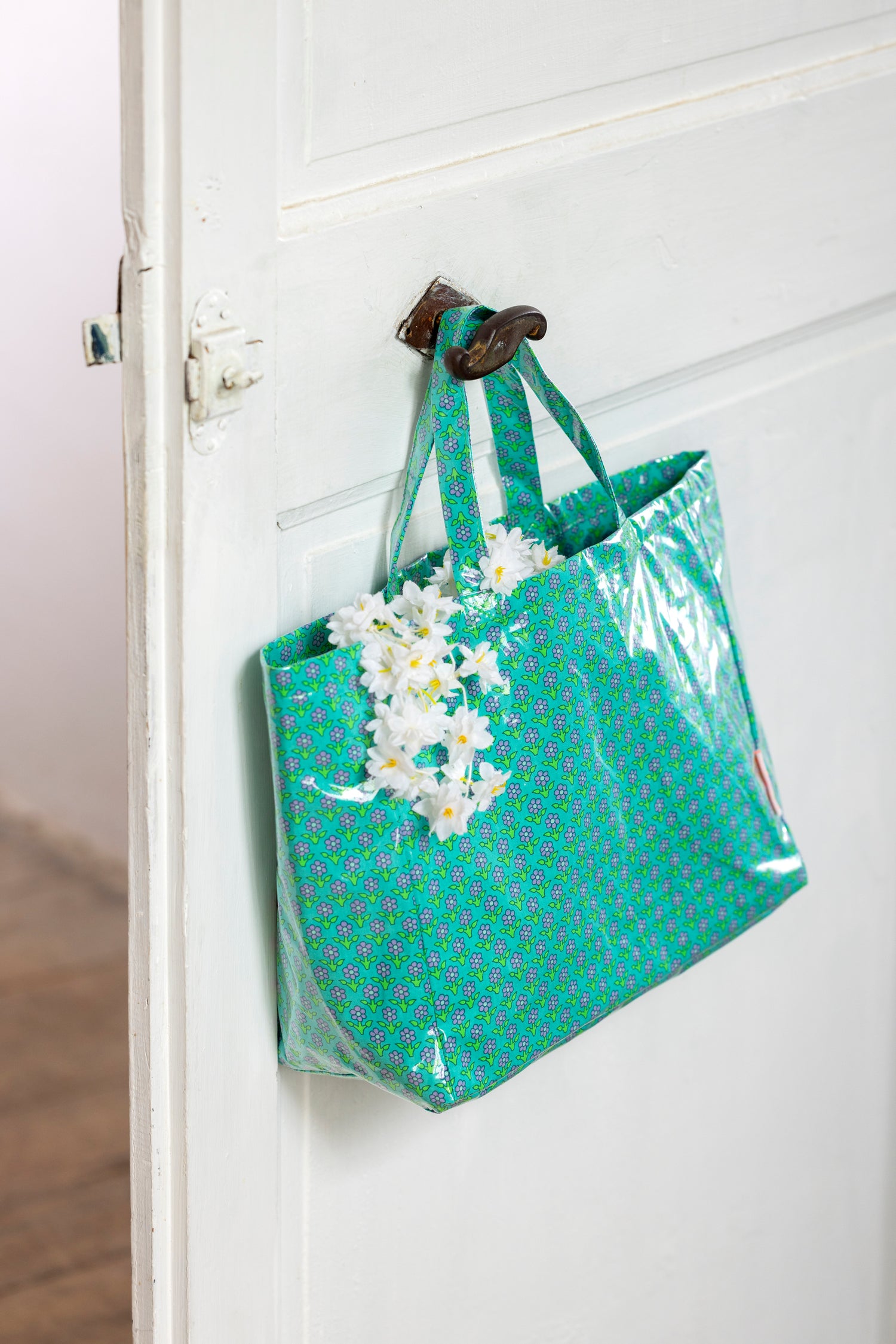 Small green Vanina tote bag