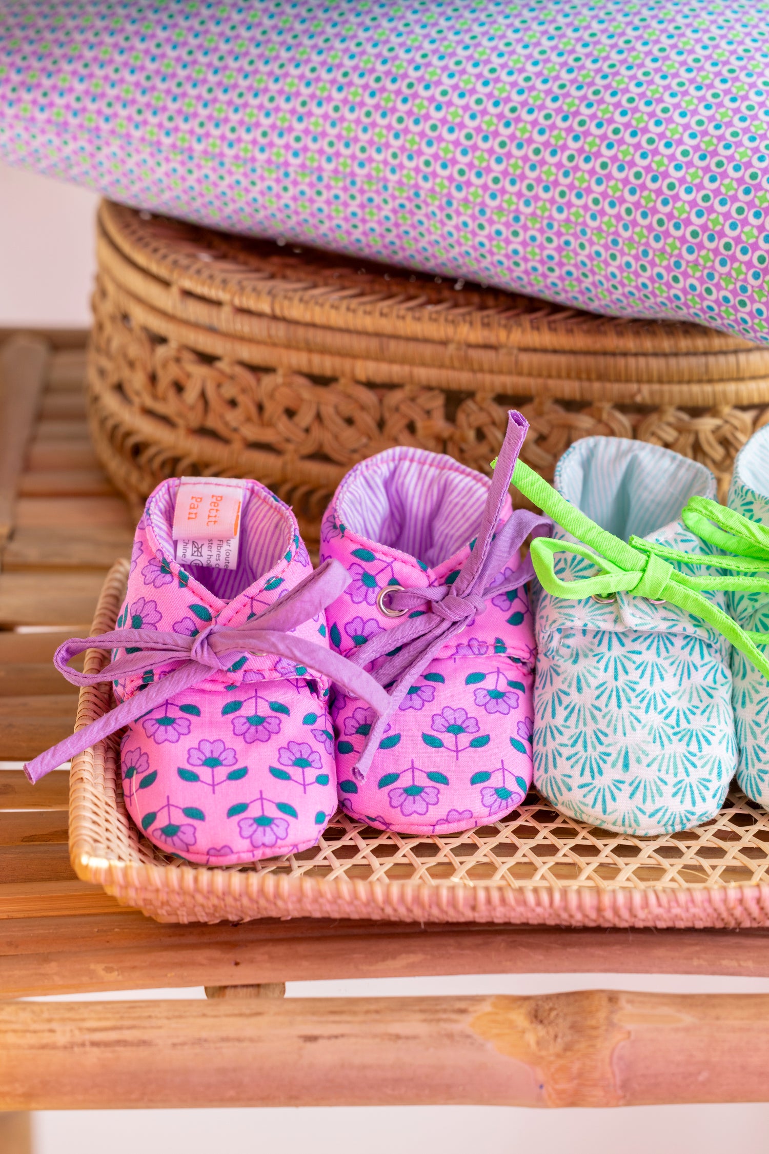 Chaussons bébé Alisha rose