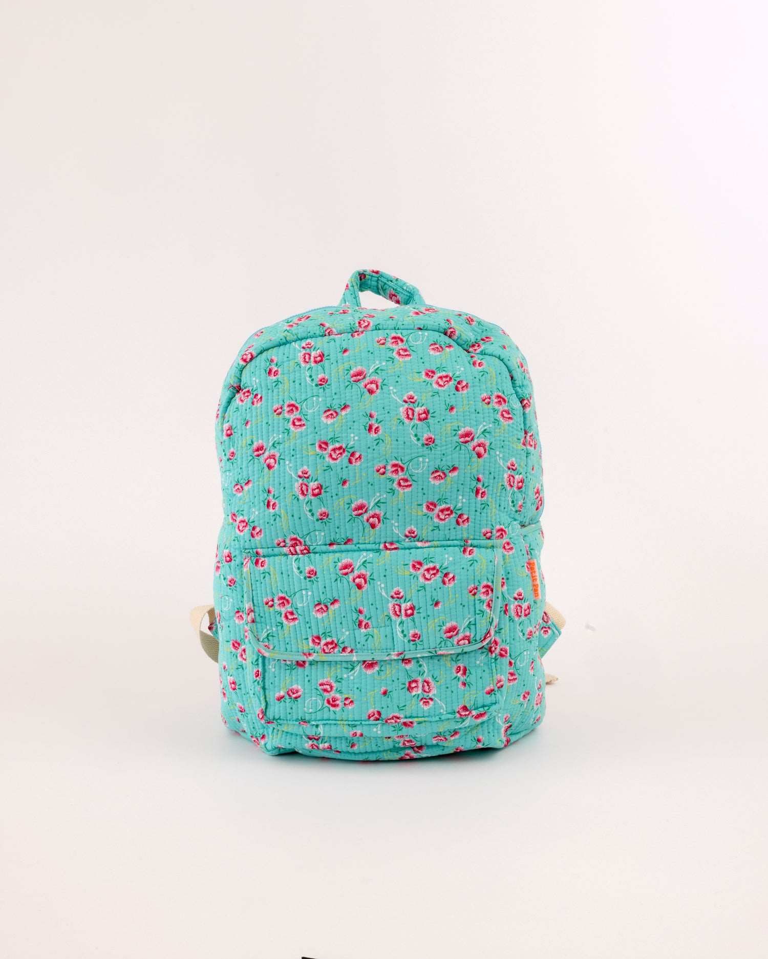 Quilted backpack Peony Celadon