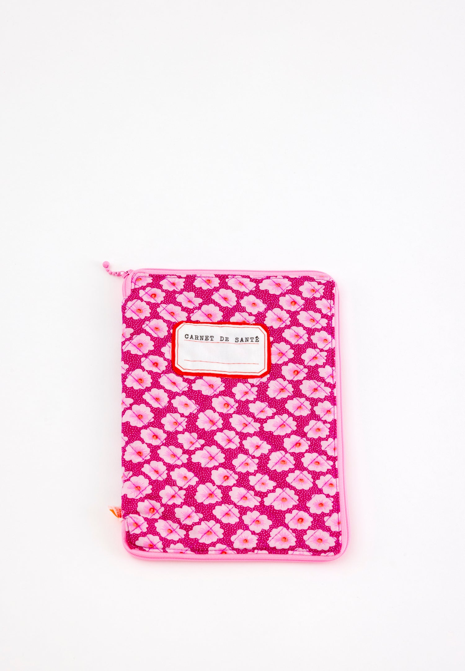 Housse carnet de santé Osami rose