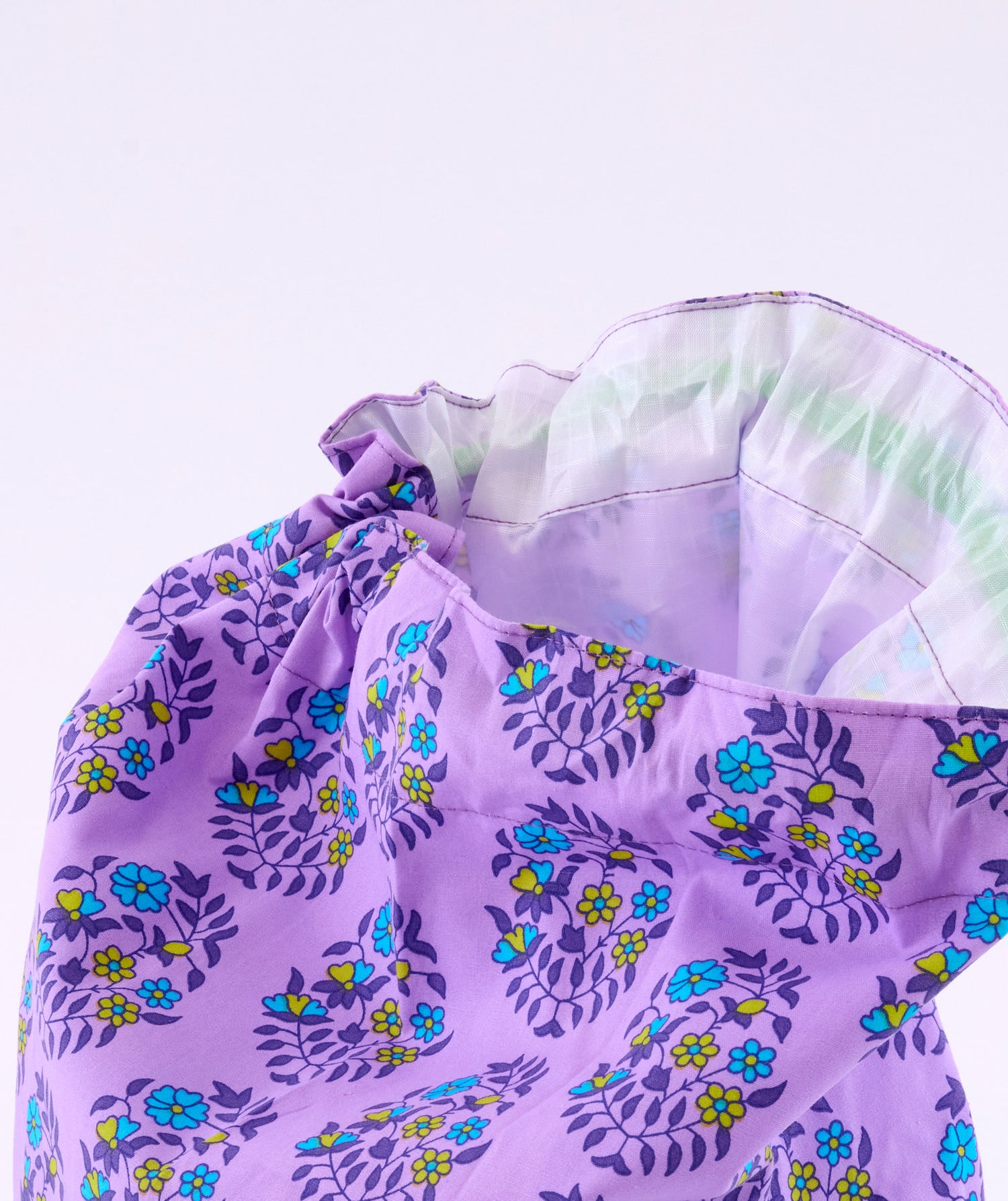 Sac de piscine Shalin lilas avec des motifs fleuris