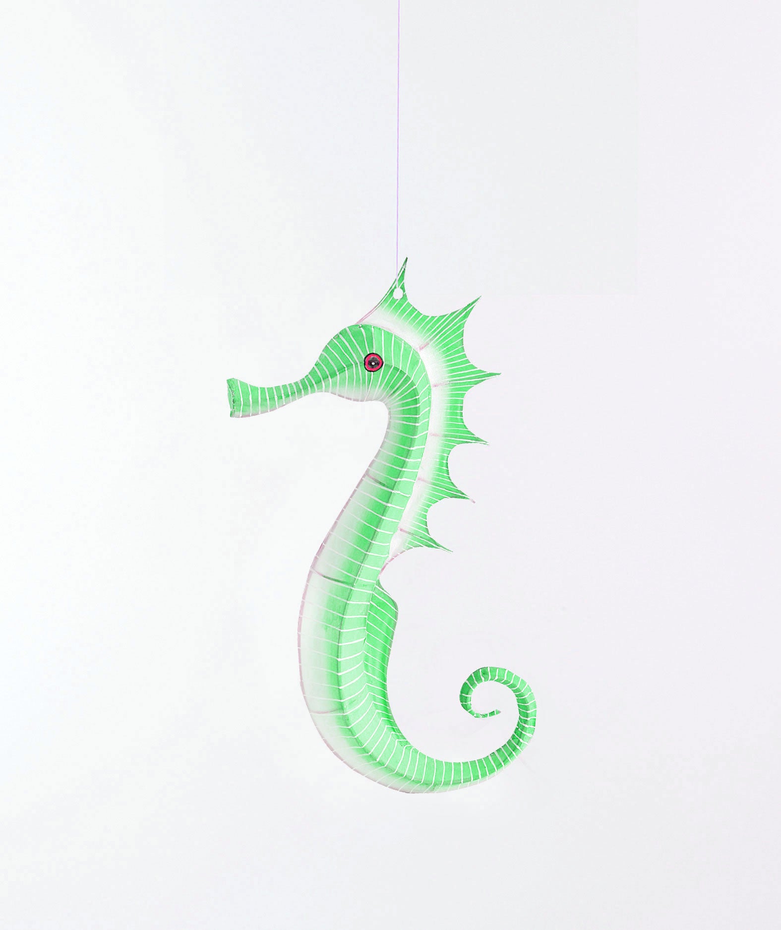 Lampion cheval de mer vert Petit Pan