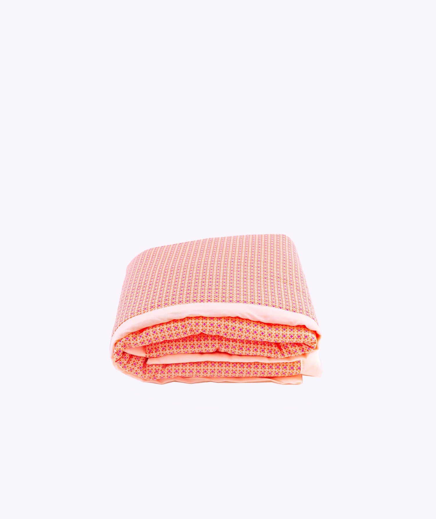 Django tangerine baby blanket