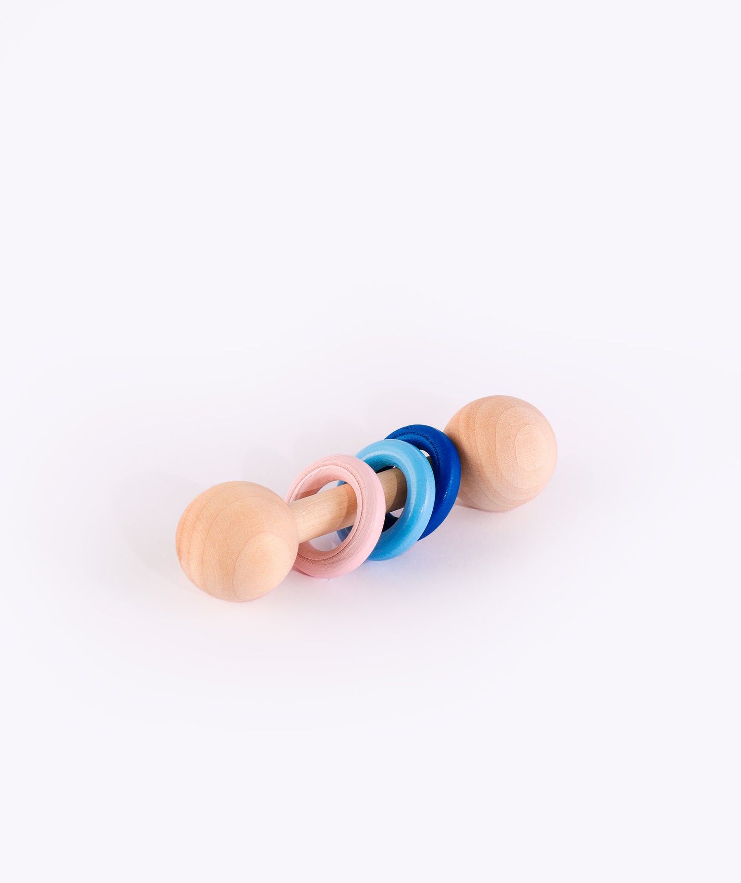 Blue stick rattle