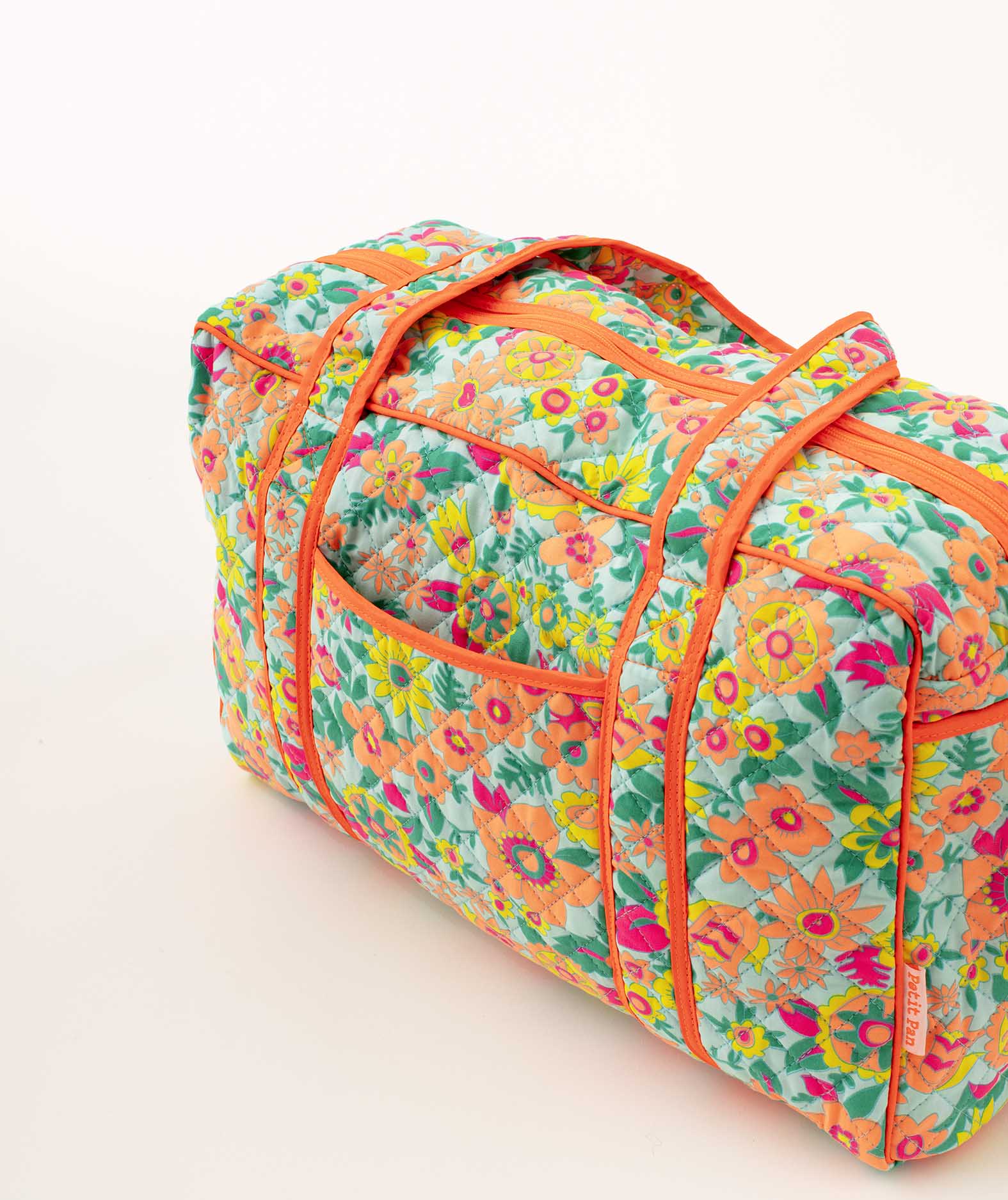 Sac à langer matelassé Hippie azur Petit Pan