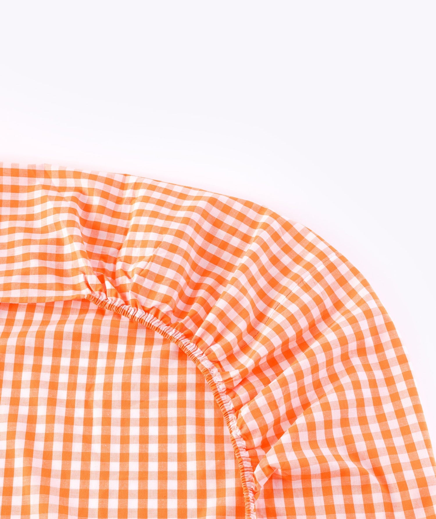 Orange Margherita fitted sheet