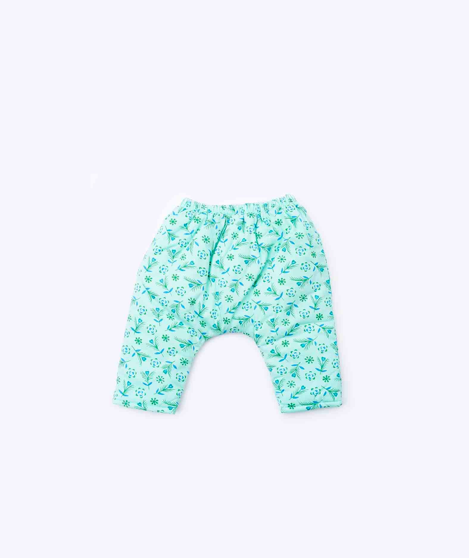 Pantalon bébé molletonné Gitane bleu opalin