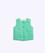 Gilet Zip enfant Django vert boréal