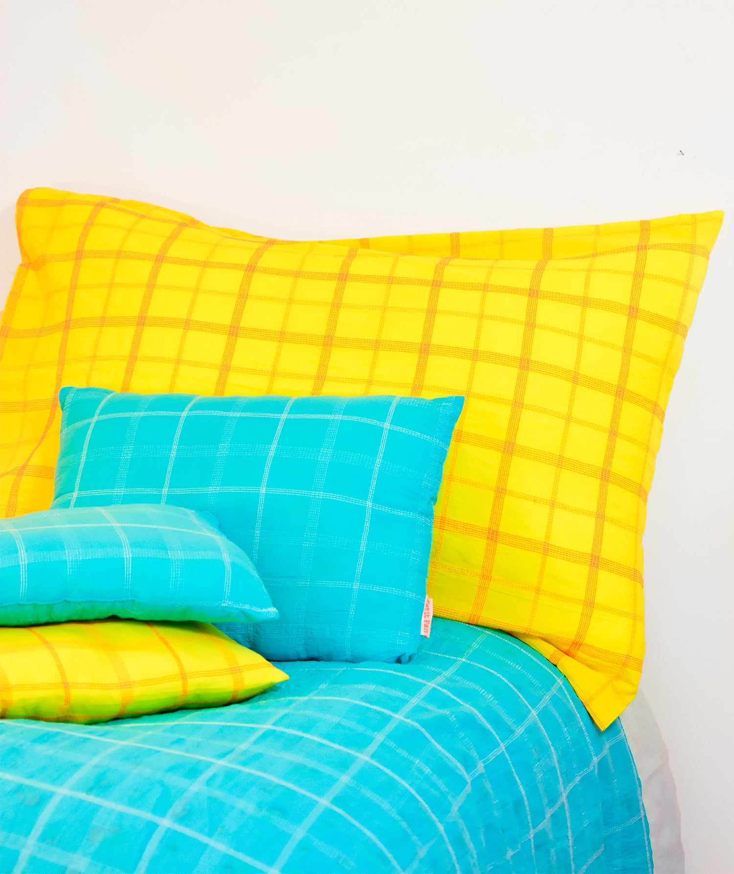 Sunny azure cushion