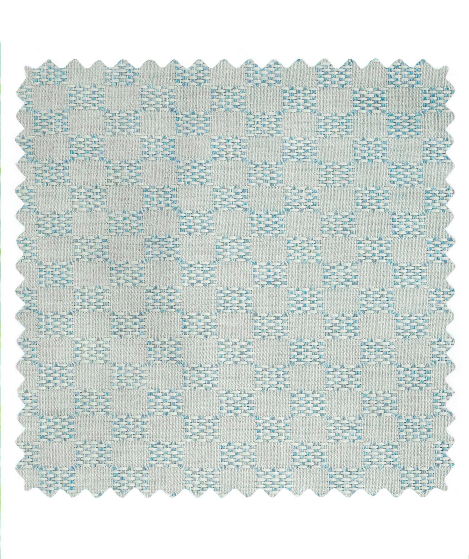 Cotonnade Tatami Bleu clair