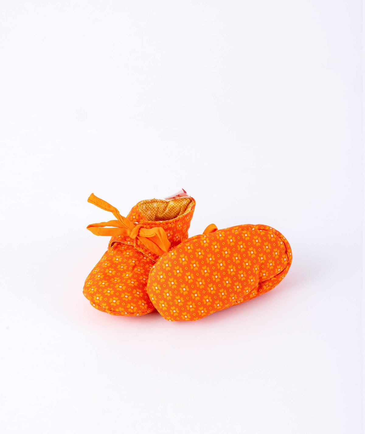 Chaussons bébé Jalila orange