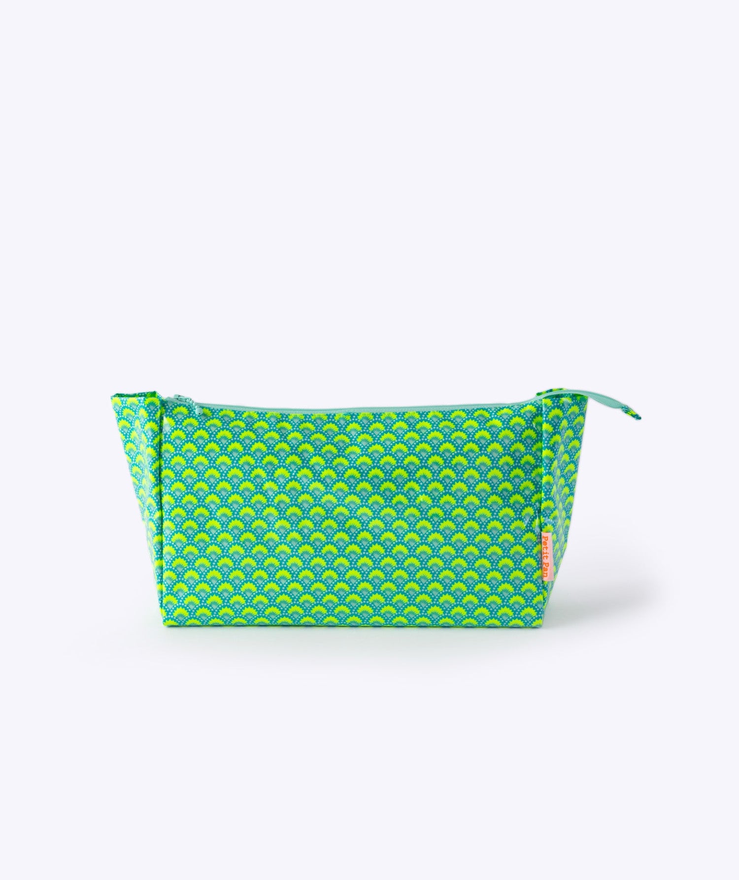 Large Wasabi aruba blue toiletry bag