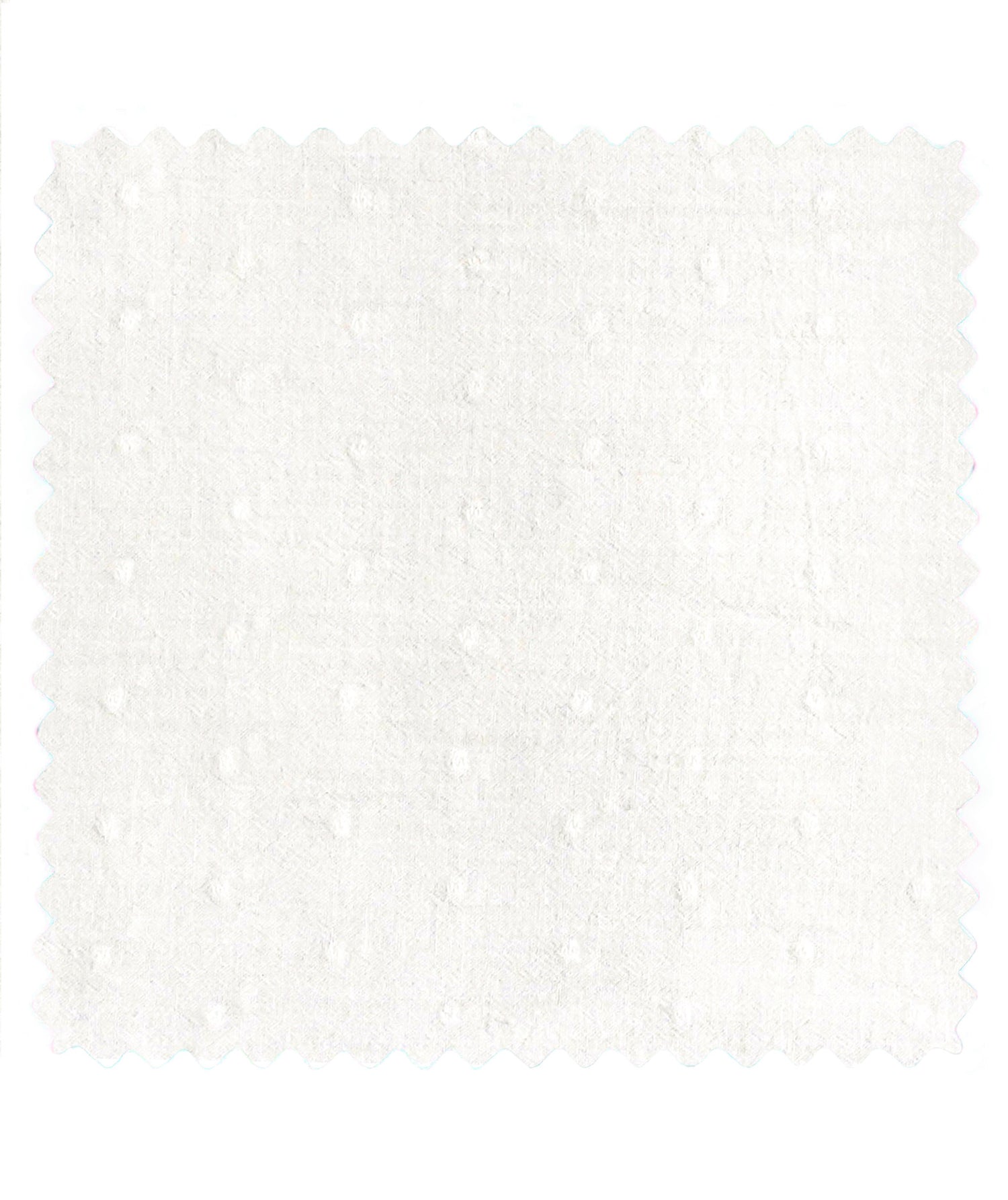 White Plumetis cotton veil 3