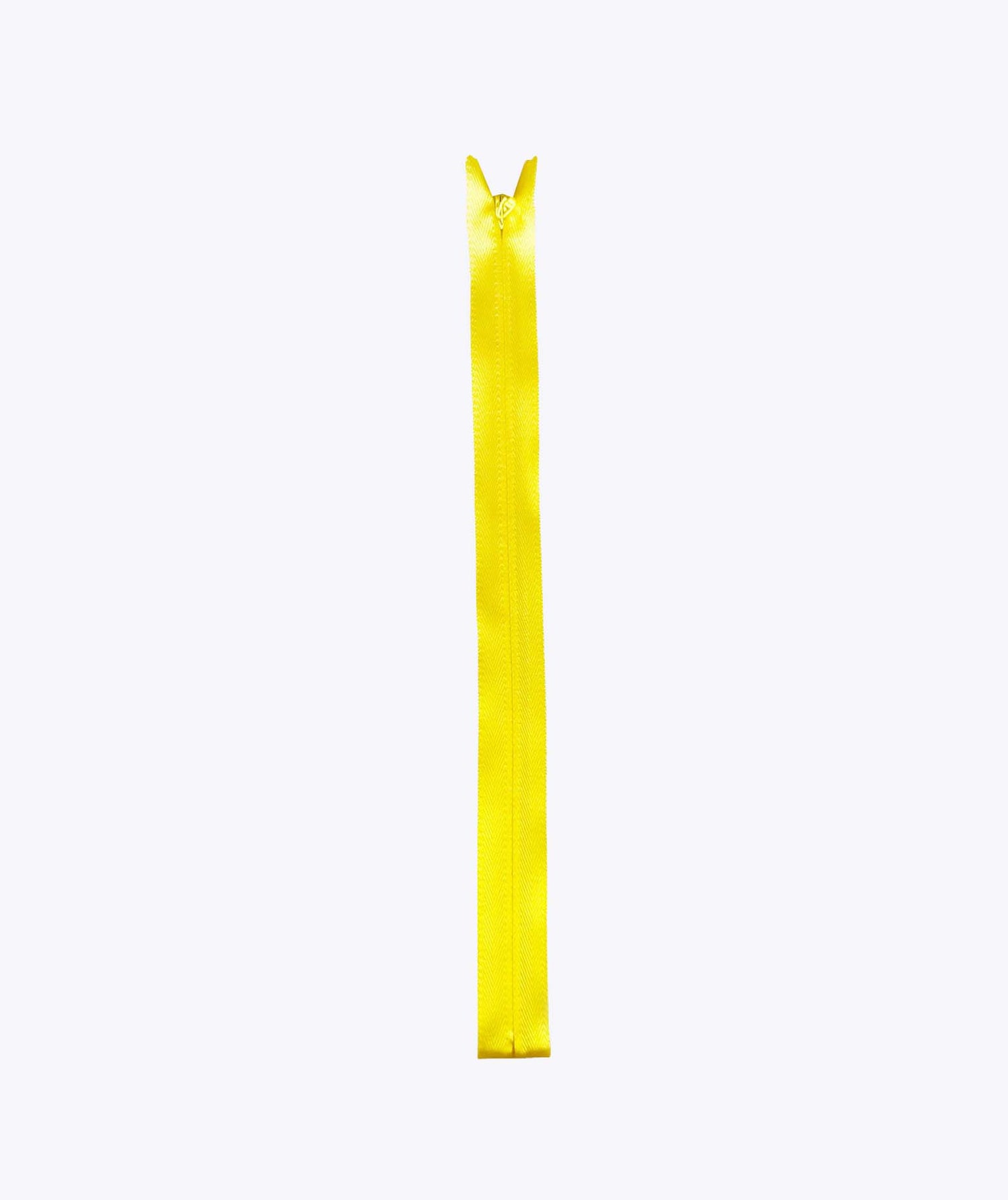 Zip invisible Jaune citron