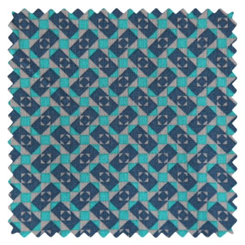 Tissu coton Oeko-Tex Petit Pan Granit bleu ardoise