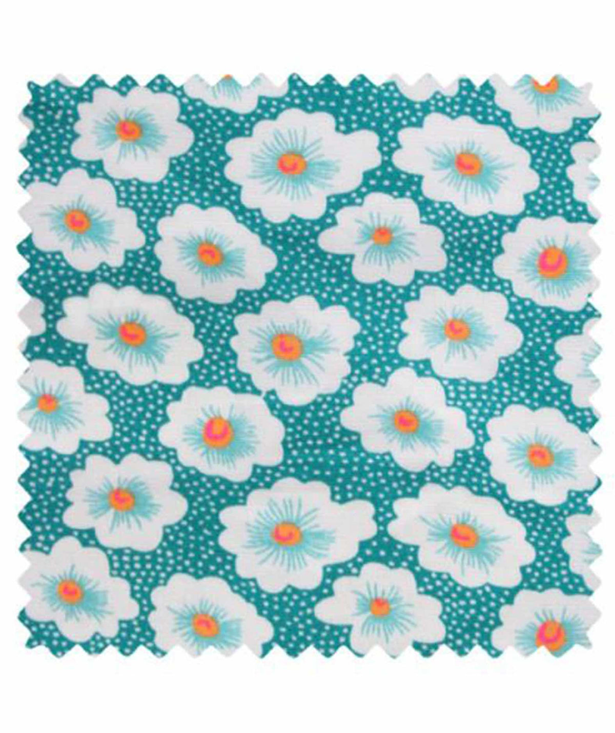 Coton imprimé Osami turquoise Petit Pan